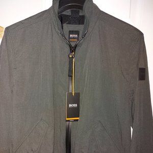 Brand New Authentic Hugo Boss Orange Jacket Windbreaker Size XL